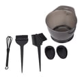 thumbnail image 6 of YAHHU 6-Piece Hair Coloring Dyeing Kit, Professional Salon & At-Home DIY Tool Set with Brush, Comb, Mixing Bowl & Ear Covers, Black (8.66 inches / 22 cm), 6 of 9