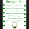 thumbnail image 3 of CafePress - An Irish Blessing Women's Dark Pajamas - Women's Short Sleeve Print T-Shirt and Pants Dark Cotton Pajama Set, 3 of 7