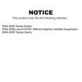 thumbnail image 2 of Rear Left Suspension Strut Coil Spring Assembly 78A-15351 For Toyota Camry Solara Lexus ES330, 2 of 2