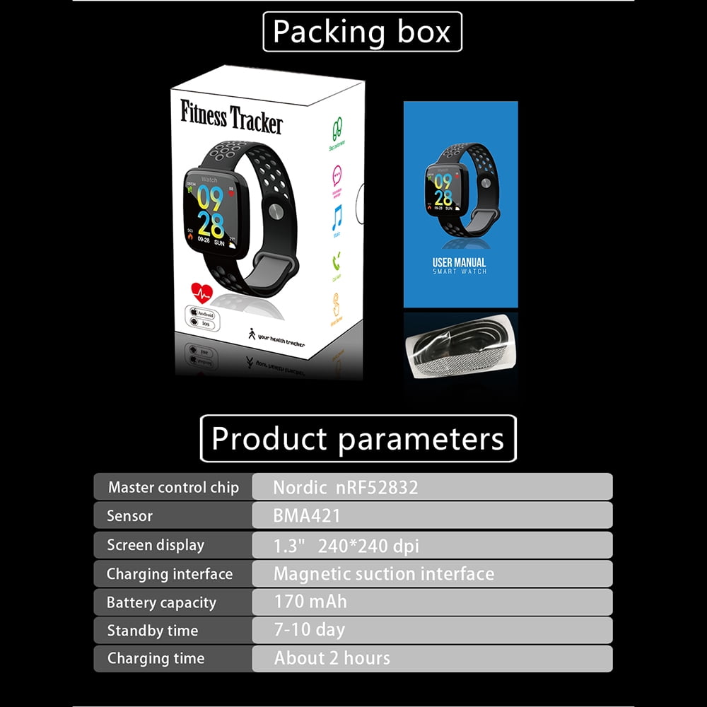 f15 heart rate smart bracelet