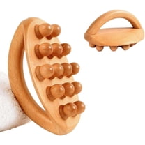 Wood Therapy Sculpting Massage Tool, Manual Gua Sha Lymphatic Drainage Anti Cellulite Wooden Handheld Massager Tools, Maderoterapia Kit Back Meridian Brush for Muscle Pain Relief, Body Contouring