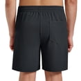 thumbnail image 3 of FEDTOSING Mens Waffle Shorts Summer Casual 7" Drawstring Elastic Waist Short with Pockets Beach Vocation, 3 of 7