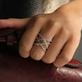 thumbnail image 3 of K-KED Wedding Ring Women Gorgeous 925 Silver Cubic Zircon Delicate Jewelry Sz 6-10-9, 3 of 6
