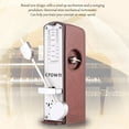 thumbnail image 2 of Portable Mini Mechanical Metronome Universal Metronome 11cm Height for Piano Guitar Violin Ukulele Chinese Zither Music Instrument, 2 of 7