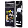 thumbnail image 1 of TalkingCase Slim Phone Case Compatible for Google Pixel 7 Pro, 6.7", Galaxy Stickers Print, Light Weight, Flexible, USA, 1 of 7