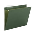 thumbnail image 6 of Smead TUFF Hanging Folders with Easy Slide Tab, Letter Size, 1/3-Cut Tab, Standard Green, 20/Box (64036), 6 of 6