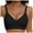 Black, variant on XFHLMJFF Bra for Women Wireless Push-Up Full Coverage Seamless Bralette Soft Support Lift Solid Color Regular Plus Size All Day Wear