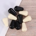 thumbnail image 3 of 10Pcs Caps for Electric Guitar Switch Plastic Lid for 5-Level Switch on Guitar (Black Beige), 3 of 7