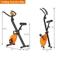 thumbnail image 3 of Demifill Folding Exercise Bike,Folding Magnetic Upright Exercise Indoor Cycling Stationary Bike for Gym Cardio, Indoor Cycling Bike for Home Workout, Orange, 3 of 11