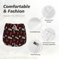 thumbnail image 6 of Lsque Fire Fighting Printed Women's Running Shorts with Liner Pockets,Elastic Quick Dry Workout Athletic Gym Yoga Shorts,Womens High Waist Shorts-Medium, 6 of 9