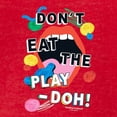 thumbnail image 3 of CafePress - Play Doh Don't Eat! T Shirt - Mens Football Shirt, 3 of 4
