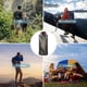 thumbnail image 2 of Foldable Water Bottle, Compact Reusable Silicone Travel Bottle, 700 ml Leakproof for Outdoor, Gym, Black, 2 of 2