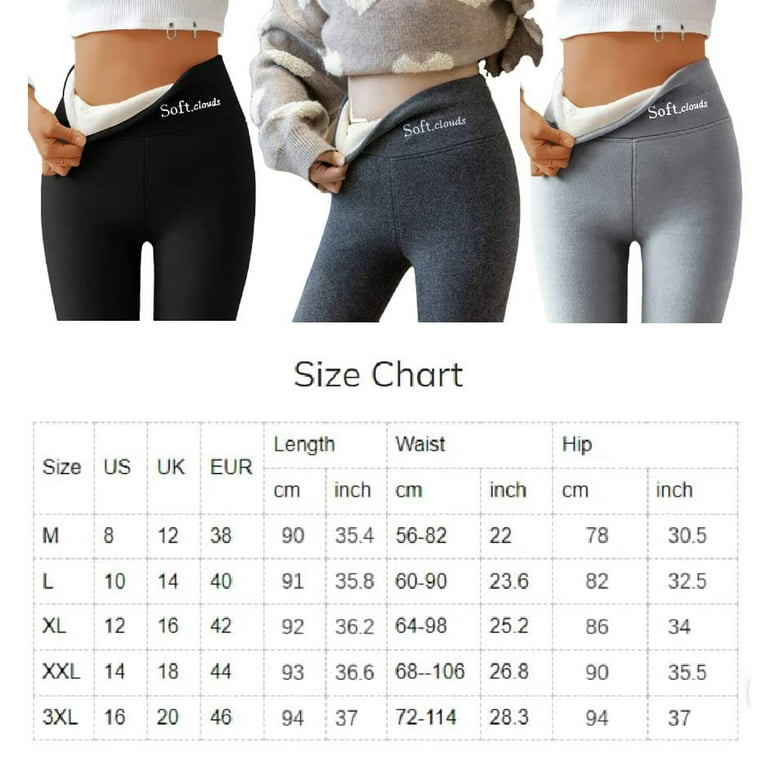 QWANG Best Gift!! Warm Casual Winter Solid Pants, Soft Clouds