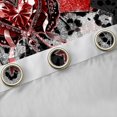 thumbnail image 4 of jejeloiu Chic Bohemian Butterfly Curtains (2-Pack 42x84) Cheetah Bowknot Blackout Red Gray Breathable Decor For Adults, 4 of 6