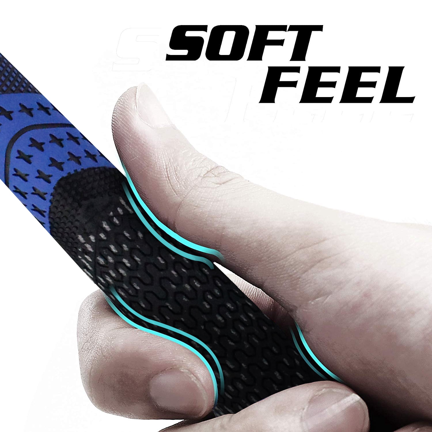 Crestgolf Golf Grips 13pcs All Weather Performance Golf Club Grips  Thread Technology Rubber Combine with Carbon Yard
