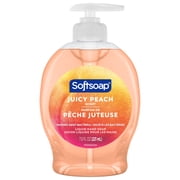 Softsoap Liquid Hand Soap, Kitchen and Bathroom Hand Soap, Juicy Peach, 7.5 Fluid Ounce Bottle