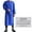 Blue, variant on Oraceous Waterproof and Oil-Proof Long-Sleeve Workwear for Men and Women Thick Apron Work Apron Splash-Proof Overall Apron Working Apron