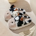 thumbnail image 1 of LSLJS Ladies and Men Milk Slippers Cute Comfortable Cows Cotton Slippers, Flats Shoes, 1 of 6