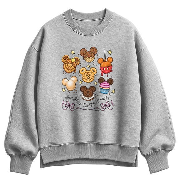 Disney - Disney Foods - Women's Oversized Fleece Crew Sweatshirt