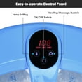 thumbnail image 4 of Topbuy Portable Foot Spa Bath Massager Feet Tub with Automatic Massage Rollers Blue, 4 of 7