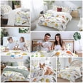 thumbnail image 5 of 3 Piece Colorful Birds Duvet Cover Set California King,Microfiber Comforter/Quilt Cover with Corner Ties and 2 Pillowcases,Branch Animal Spring Branch Leaf Summer Soft Bedding with Zipper Closure, 5 of 8
