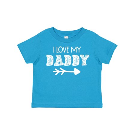 

Inktastic I Love My Daddy with Arrow Gift Toddler Boy or Toddler Girl T-Shirt