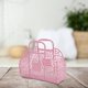 thumbnail image 1 of Bolsas de mano de plástico para la playa Cesta de ducha Cesta de almacenamiento hueca Drenaje rápido Dormitorio con asa Despensa multifuncional Cesta rosa Soledad cesta de carrito de ducha, 1 of 10