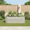 thumbnail image 3 of vidaXL Garden Raised Bed Silver Galvanized steel Large Durable, 3 of 10