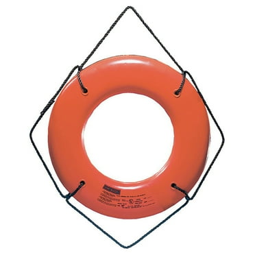 Jim-Buoy JBO-X-30 JBX-Series Life Ring without Beckets - 30", Orange