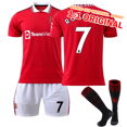 thumbnail image 1 of wholesale 2022 nuevos uniformes de calidad de Tailandia fútbol RONALDO camisetas de fútbol traje calcetines gratis club camiseta de fútbol Sincero Hogar, 1 of 6