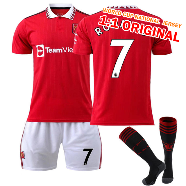 wholesale 2022 nuevos uniformes de calidad de Tailandia fútbol RONALDO camisetas de fútbol traje calcetines gratis club camiseta de fútbol Sincero Hogar