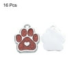 thumbnail image 3 of Cat Dog Paw Charm Footprint Paw Print Charm Alloy Enamel Pendants Orange for DIY Jewelry Making, Crafts, 16 Pack, 3 of 5