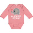 thumbnail image 3 of Inktastic My Mawmaw Loves Me Grandchild Gift Boys or Girls Long Sleeve Baby Bodysuit, 3 of 5