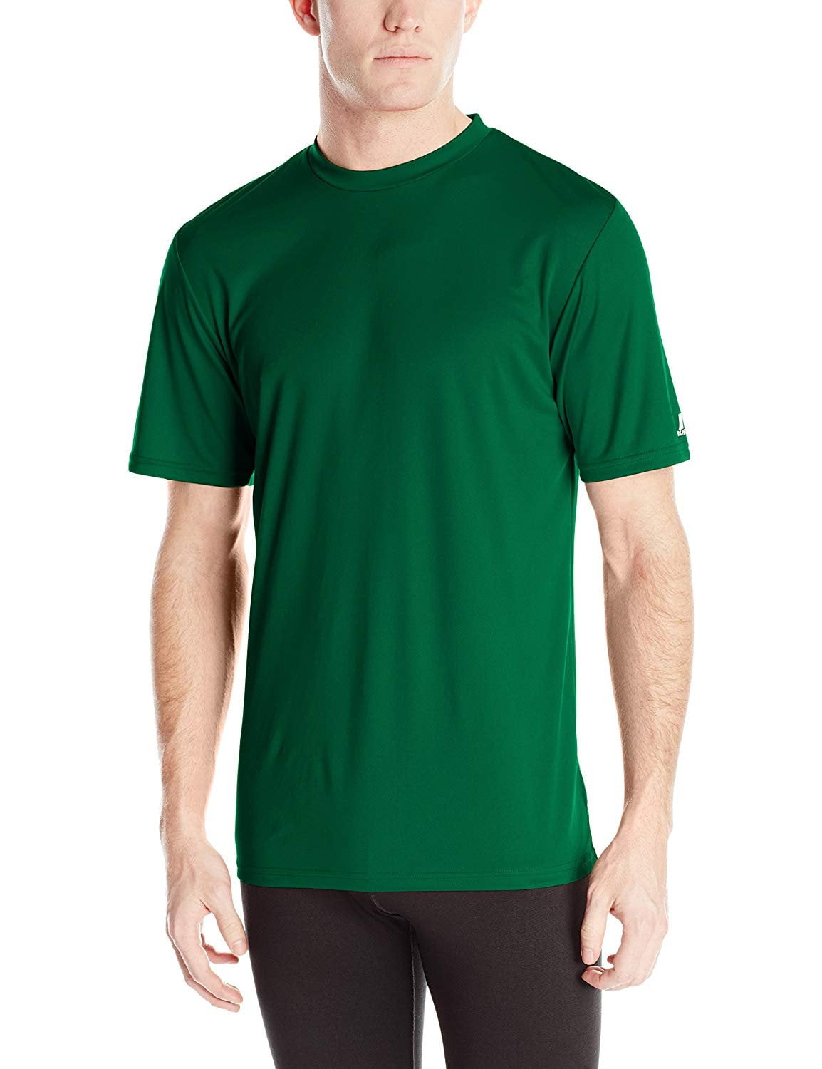 Russell Athletic Men's Performance TShirt, Dark Green, Large