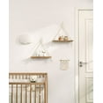 thumbnail image 3 of Mkono 2 Pack Wall Hanging Shelves Boho Shlef for Nursery Bedroom Living Room Home Decorations, 3 of 6