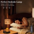 thumbnail image 2 of MEHOOM Rattan Candle Warmer Lamp with Dimmer Timer, Adjustable Height Warmer for Jar Candles, Light Brown Lampshade with 2 Bulbs, Home Decor Gifts for Bedroom Living Room, 2 of 5