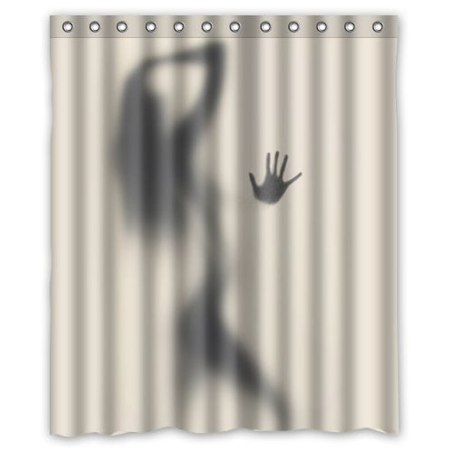 Ganma Y Woman Behind The Silhouette Shadow Shower Curtain Polyester Fabric Bathroom 60x72 Inches, Woman Shower Curtain Photography