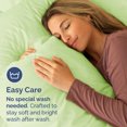 thumbnail image 6 of CGK Linens Extra Soft Pillowcases Set of 4 - King Size Hotel Luxury Breathable & Cozy 4-Piece Pillow Covers, Light Sage Green, 6 of 7