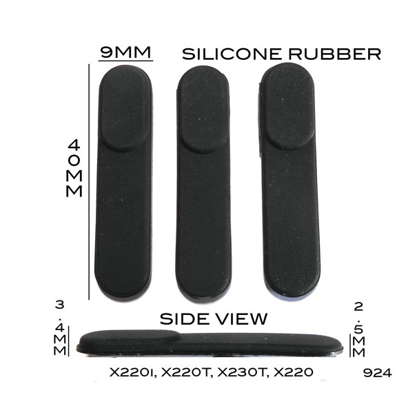 VATH Rubber Feet Set for Thinkpad X220, X220i, X220T,X230T 4PCS [924]