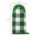 thumbnail image 6 of Unique Bargains 2pcs Soft Heat-Resistant Thick Cotton Lining Oven MittsGreen 11.4" x 5.9", 6 of 6