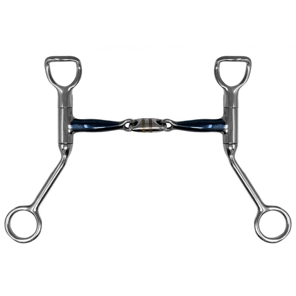 Showman Western Shank Sweet Iron Lozenge Bit