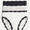 Winter White w Black Lace/ Antique Taupe w Winter White Lace/Black Soot, variant on Joyspun Women's Modal High Cut Panties with Lace, 3-Pack, Sizes XS-XXXL