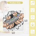 thumbnail image 2 of Video Game Controller Baby Muslin Washcloths Soft Absorbent Face Towel, Gamer Hands Breaking Wall Burp Cloths Cotton Bath Wipes 5 Pack Infant Wash Cloth for Newborn Boys Girls 12x12 inches, 2 of 7