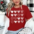 thumbnail image 4 of Tbopshirt Valentine's Day T-Shirts for Women Tees,Plus Size Womens Tops,Women Valentines Day Short Sleeve Heart Printed T-Shirt Novelty Graphic S-XXXL, 4 of 4