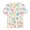 Colorful, variant on Coerni Kids Cow Print Shirt Boys & Girls Breathable Crewneck Short Sleeve Tees Colorful Cow Print Tops Casual Versatile Summer Outfit