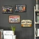 thumbnail image 5 of Póster Placa Metal Vintage Pintura Hierro Rectangular Bar 20x30cm 4 Uds., 5 of 9