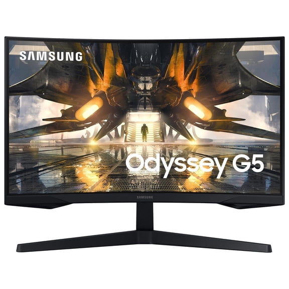 SAMSUNG 32" 165 Hz (Max) VA WQHD Gaming Monitor FreeSync Premium (AMD Adaptive Sync) 2560 x 1440 (2K) HDMI, DisplayPort, Audio Odyssey G55A LS32AG552ENXZA
