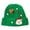 Green, variant on AJGRHE Winter Knit Hat With Earflaps Warm Woolen Santa Cap For Outdoor Black One Size
