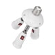 thumbnail image 5 of Accesorio Extensor De Enchufe De Luz, Adaptador De Lámpara E27 E26 Disipación De Calor Estable 3 En 1 85-265V Rotación De 360 ​​grados Para Oficina, 5 of 7
