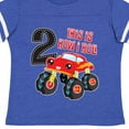 thumbnail image 4 of Inktastic Monster Truck How I Roll 2nd Birthday Boys Toddler T-Shirt, 4 of 5
